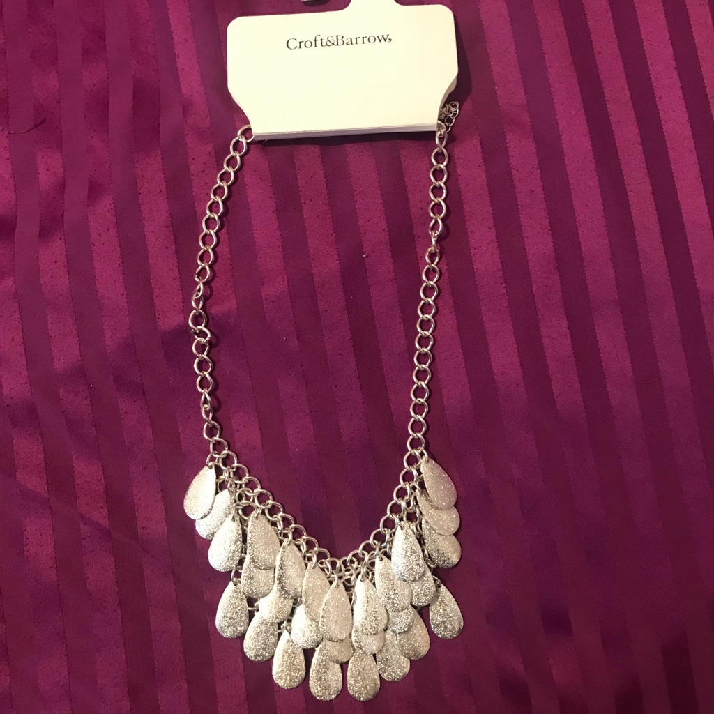 Croft Barrow Silver Necklace 20$